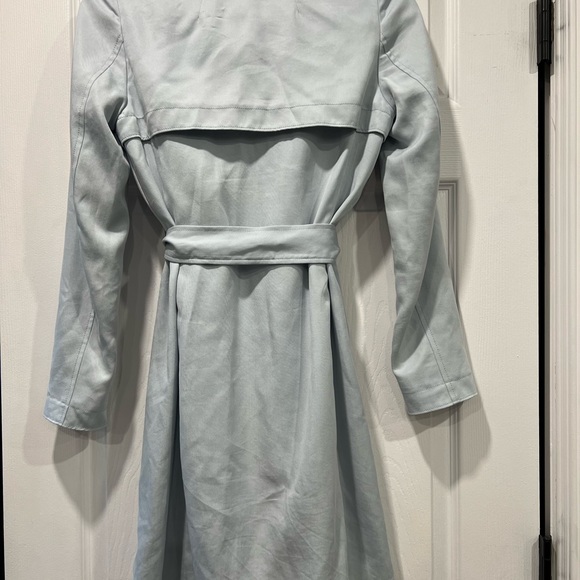 Babaton Trench Coat - Dusty Blue, XS - Picture 2 of 4